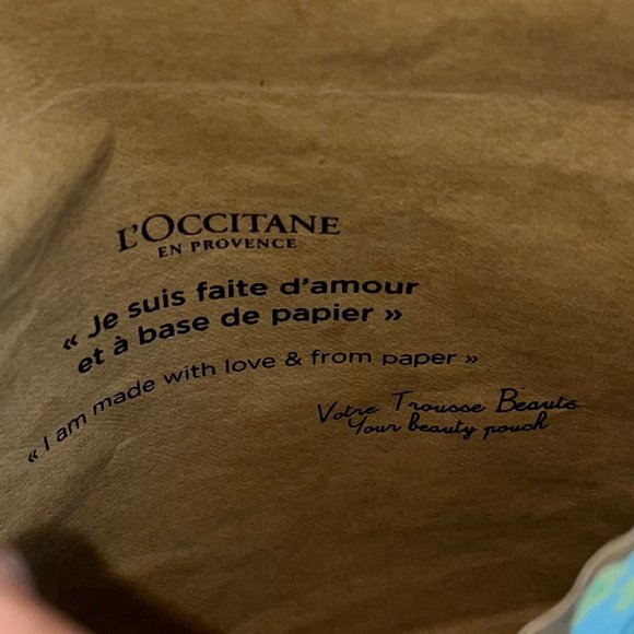 L'OCCITANE Paper Cosmetic / Gift / Sample Bag - Picture 4 of 4